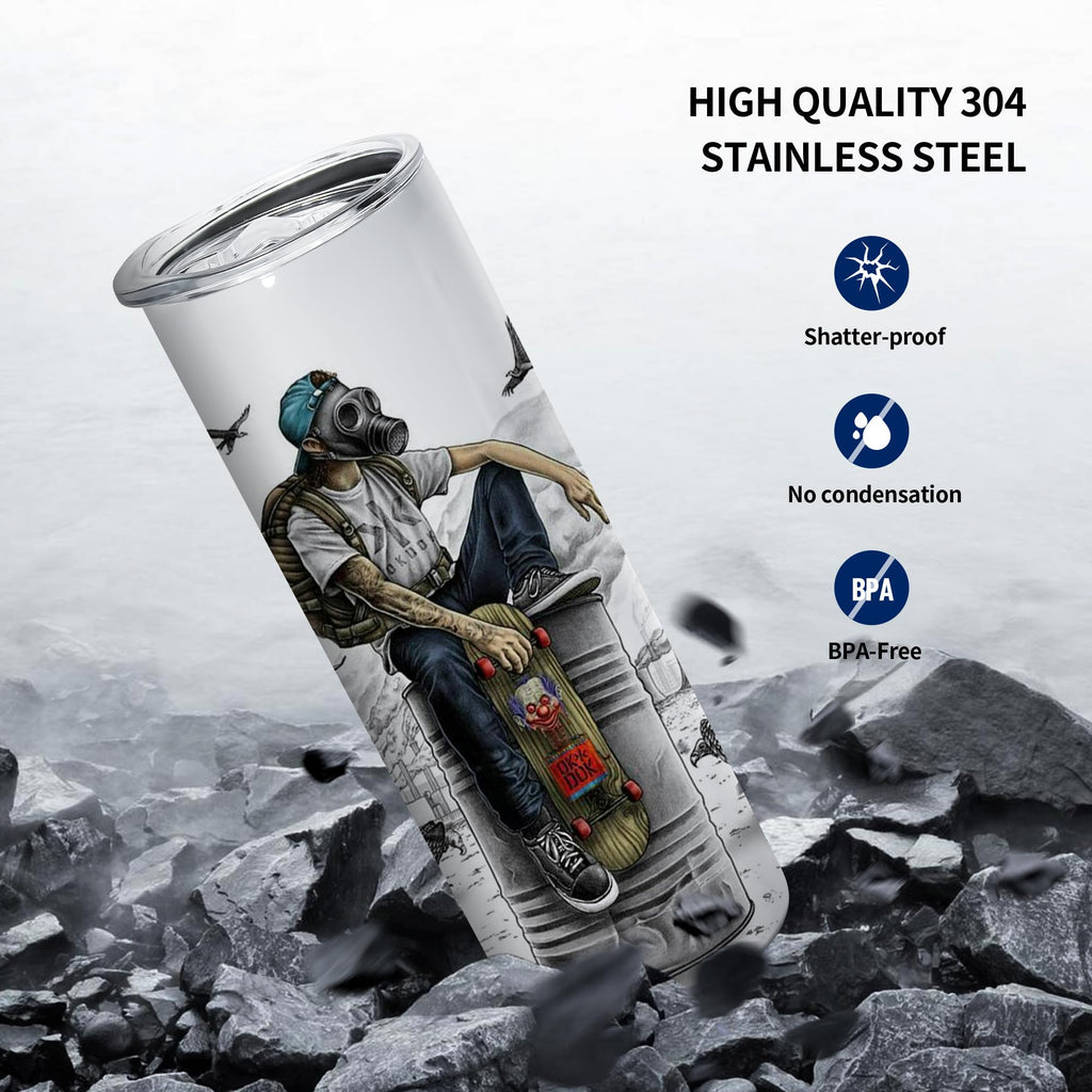 10pcs 20oz Sublimation Tumblers Stainless Steel Blanks Cups J320033