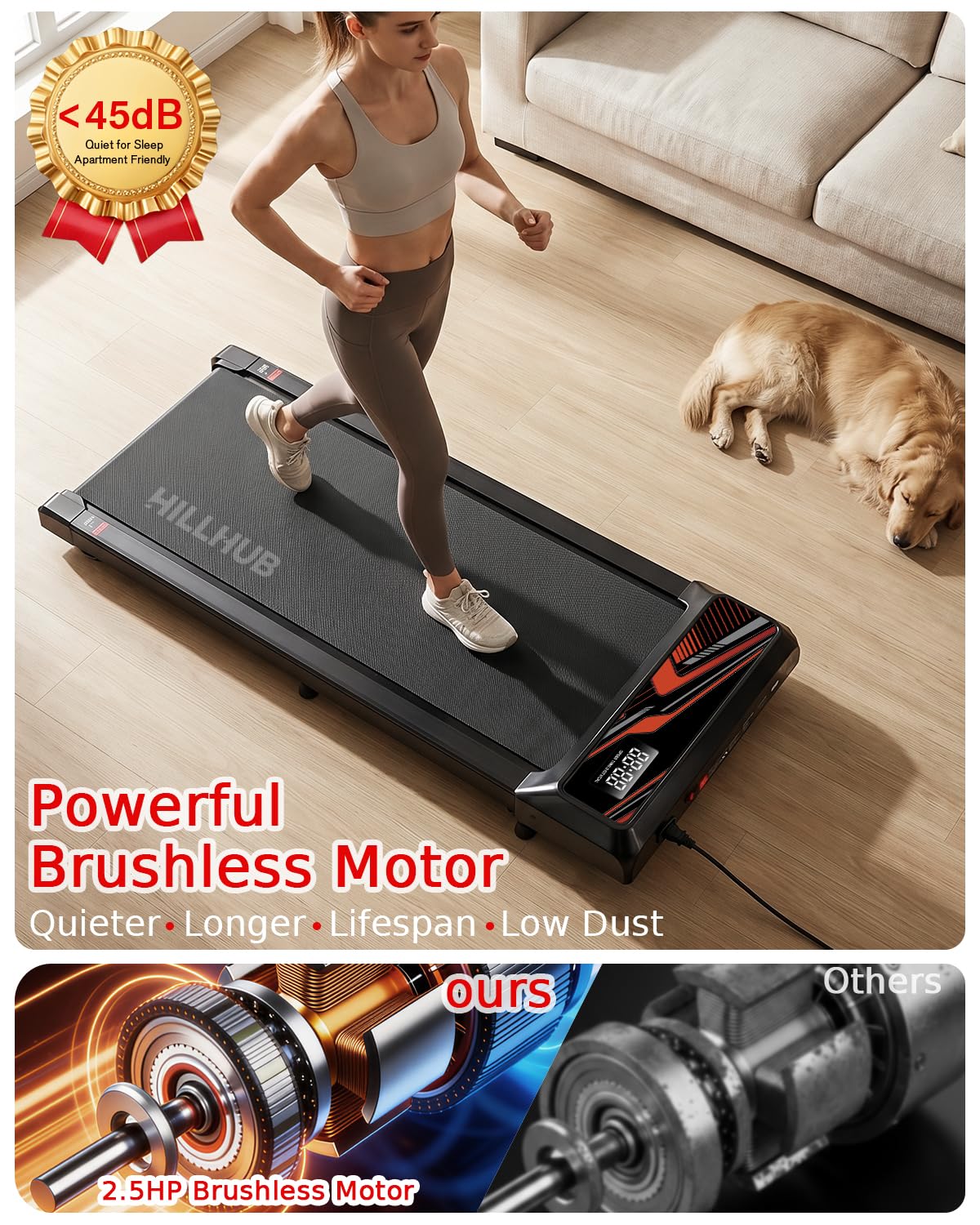 2.5HP Treadmill with Handle Bar C671766