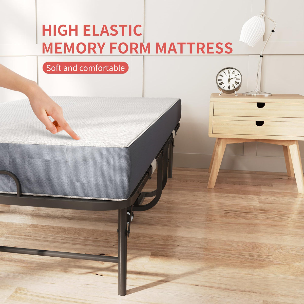 75"x38" Folding Bed with Mattress G952