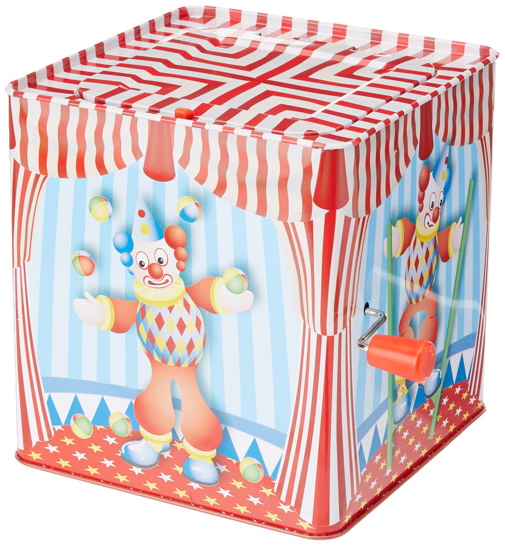 Clown Jack in The Box Tin Toy O76101