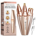 Nose Hair Trimmer 3 in1 Rechargeable Facial Hair Removal & Eyebrow Shaver X7253