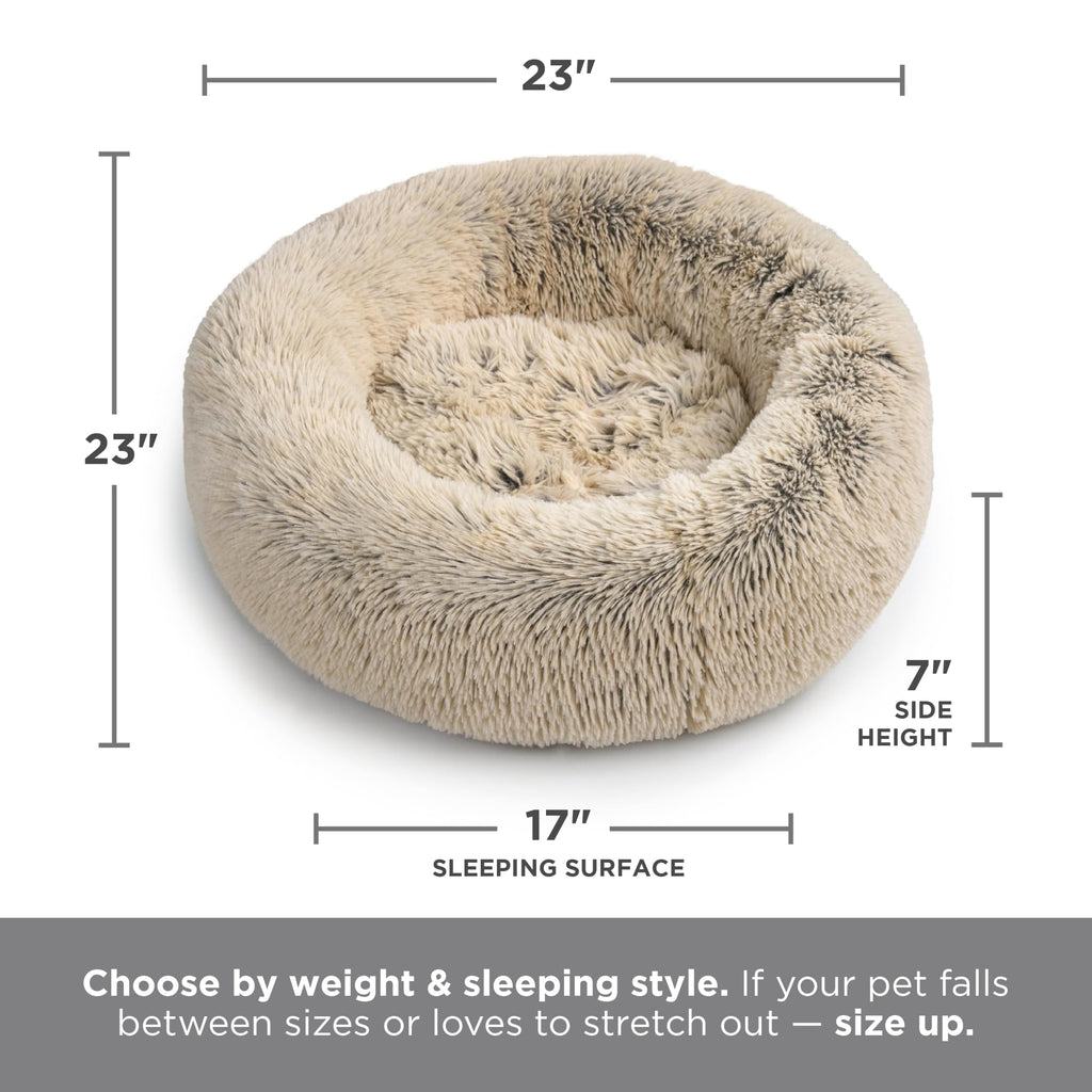 Small Taupe Dog Bed S603