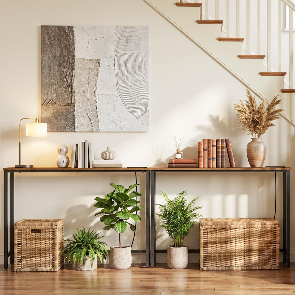 47.2" Narrow Console Table with Power Outlet B122