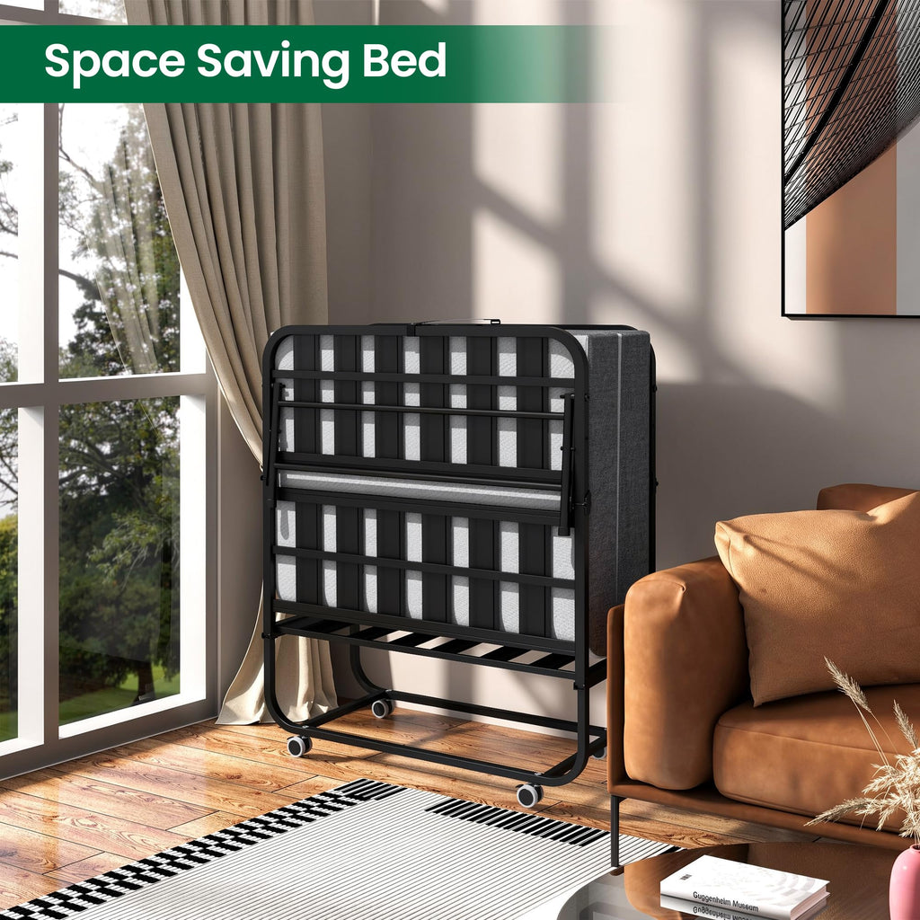 75"x38" Folding Bed with Mattress G952