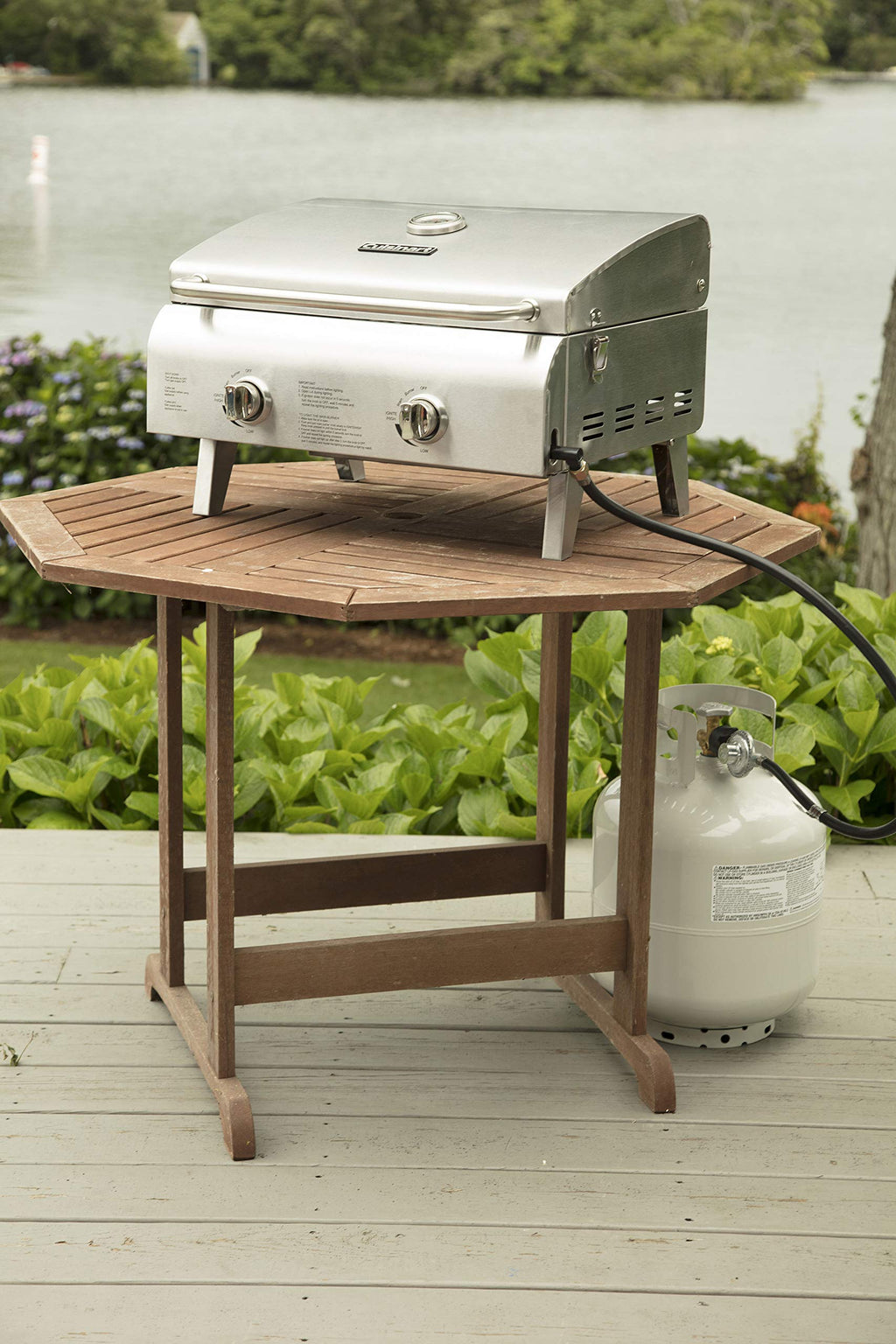 Portable 2-Burner Outdoor Gas Grill W98924