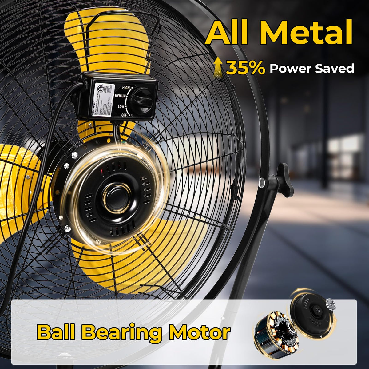 20 Inch 2-in-1 Floor Wall Mounted Fan P544163