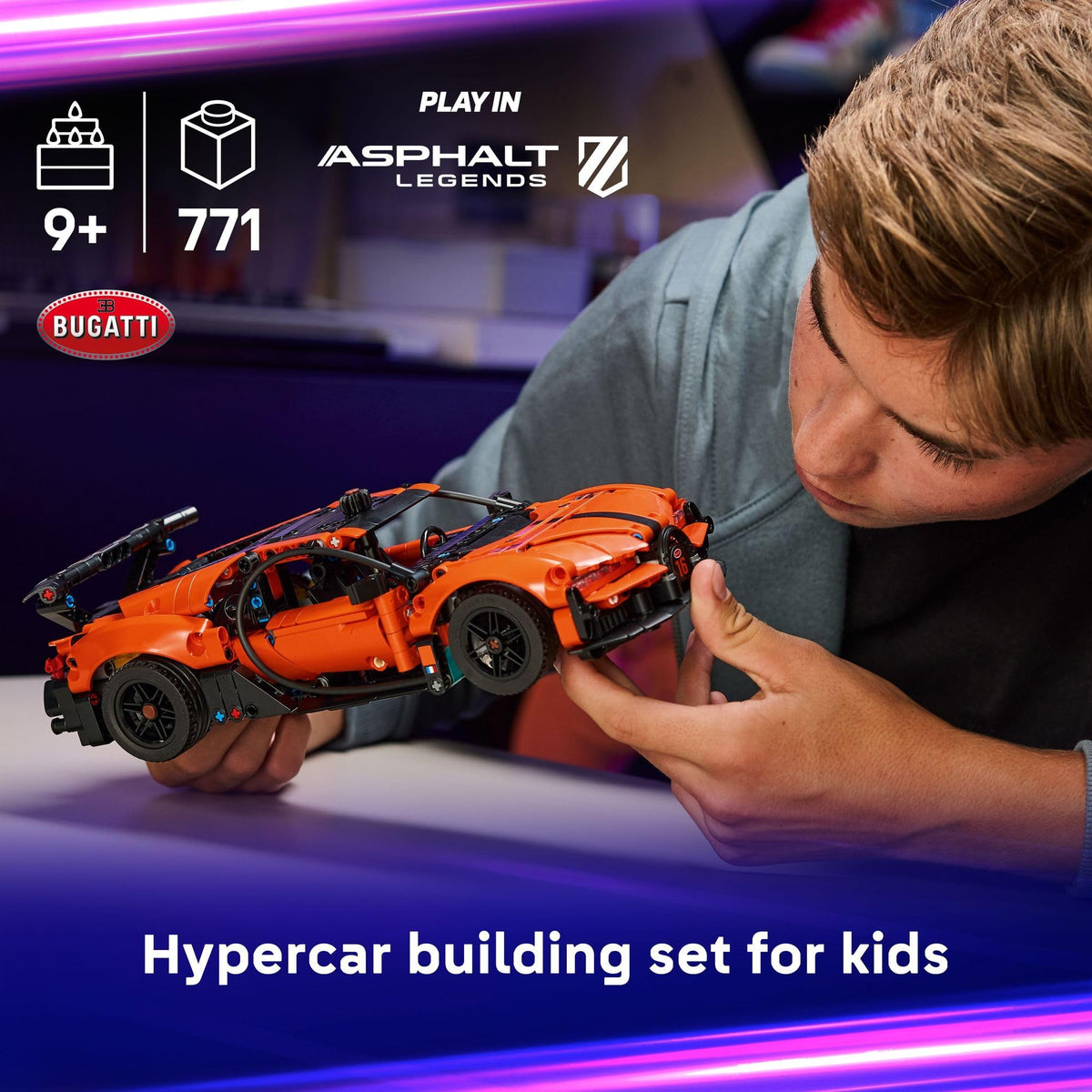 Technic Bugatti Chiron Pur Sport Hypercar E2166