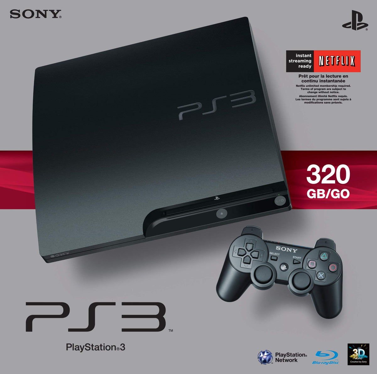 Charcoal Black 320 GB Console Z712723