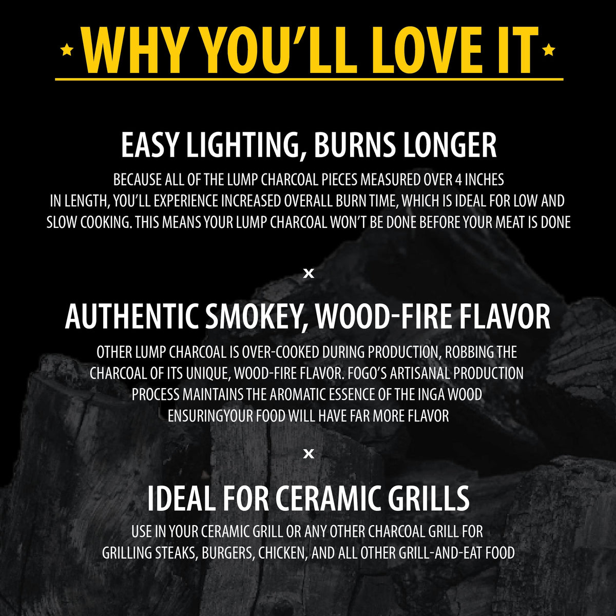 Hardwood Lump Charcoal 35 Pound Bag T28194