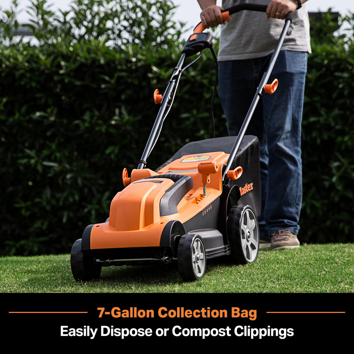 Electric Corded Lawn Mower 15-Inch 11AMP I716