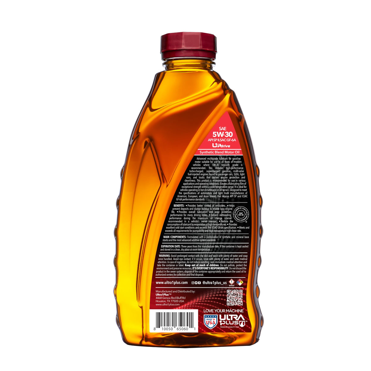 5W-30 Synthetic Blend Motor Oil V8573