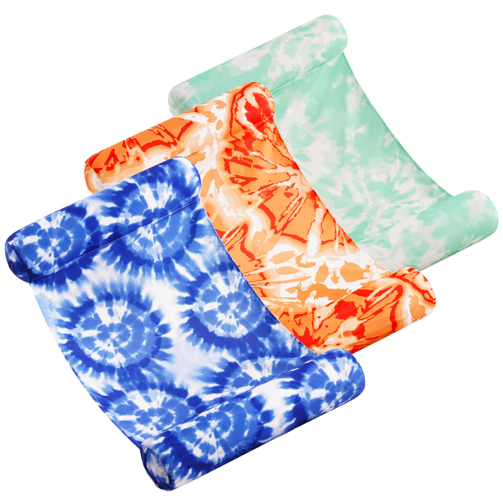 3 Pack 4-in-1 Inflatable Pool Floats Water Hammock Lounges W869