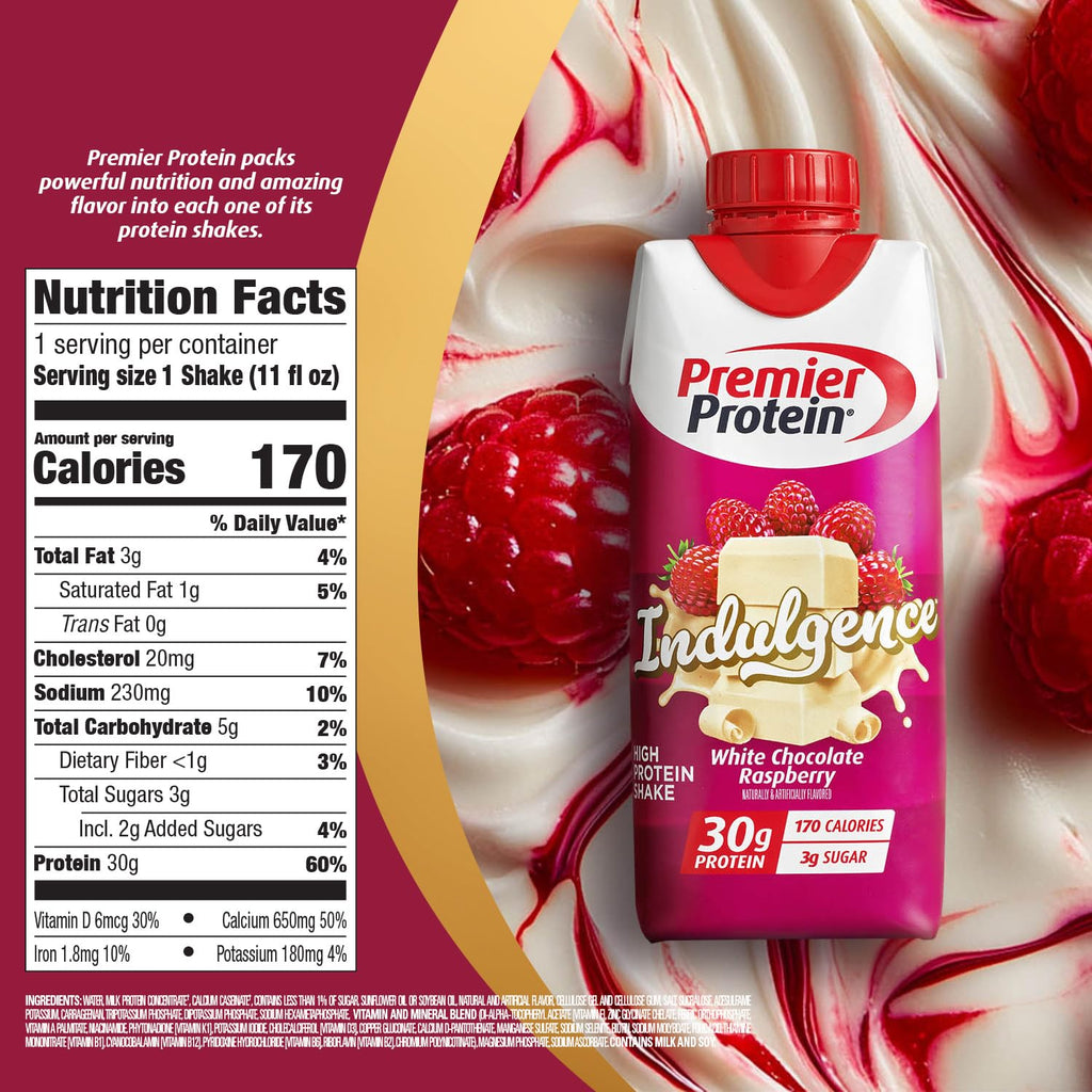 White Chocolate Raspberry Protein Shake 12 Pack R57058