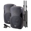 Portable Bluetooth PA Speaker System, 2000W, Black J68700