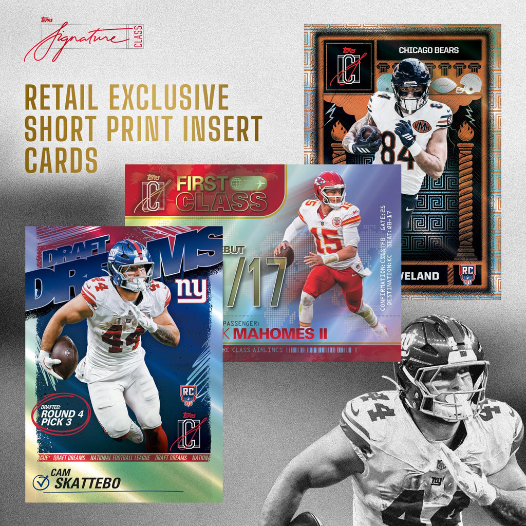 2025 NFL Signature Class Football Mega Box T498