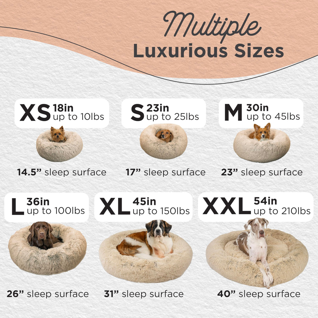 Small Taupe Dog Bed S603