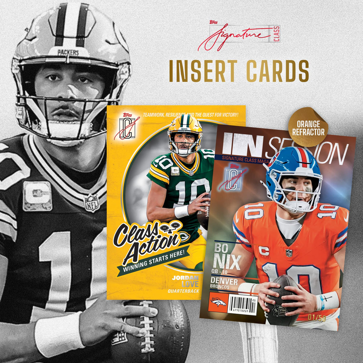 2025 NFL Signature Class Football Mega Box T498