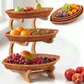 3 Tier Rattan Fruit Basket G808