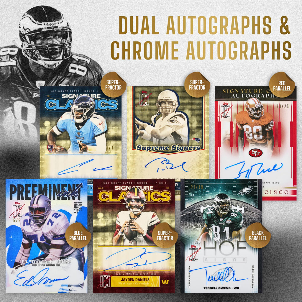 2025 NFL Signature Class Football Mega Box T498