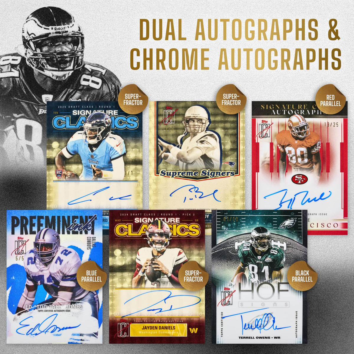 2025 NFL Signature Class Football Mega Box T498