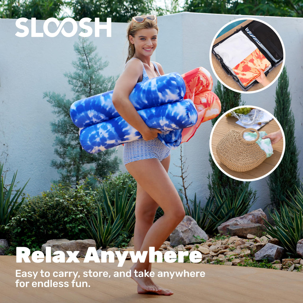 3 Pack 4-in-1 Inflatable Pool Floats Water Hammock Lounges W869