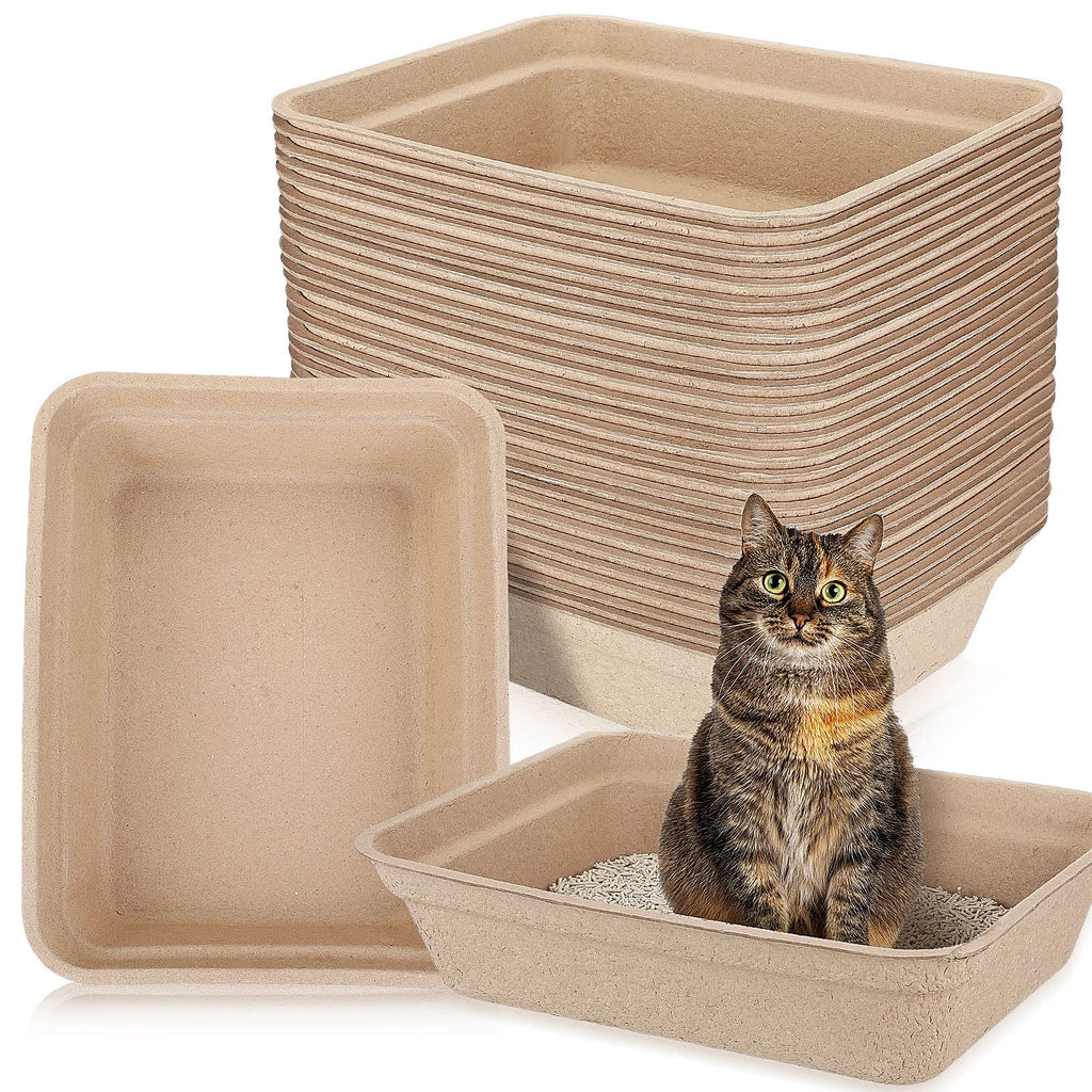 30 Pack Disposable Cat Litter Tray X762