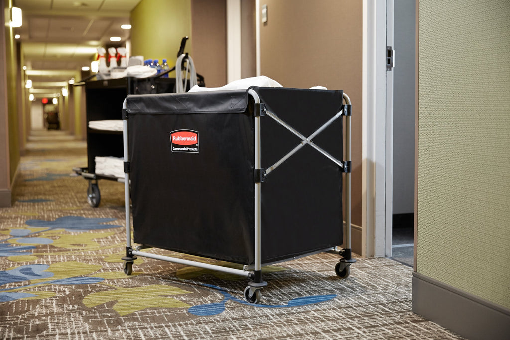 Black Steel Collapsible X Cart A9400